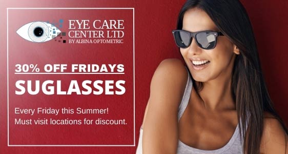 30% off Sunglasses Fridays