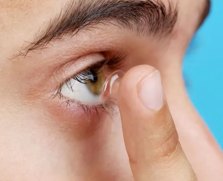 guy with a contact image