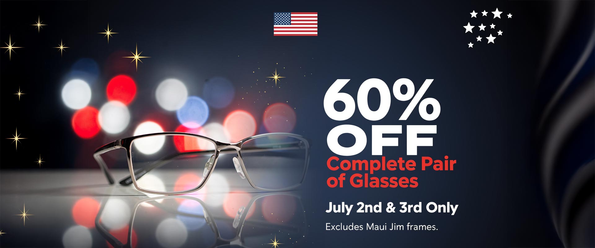 4th of July Eye Glasses Deals