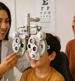 Child experiencing reading difficulties that could indicate binocular vision disorder rather than ADHD