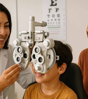Child experiencing reading difficulties that could indicate binocular vision disorder rather than ADHD