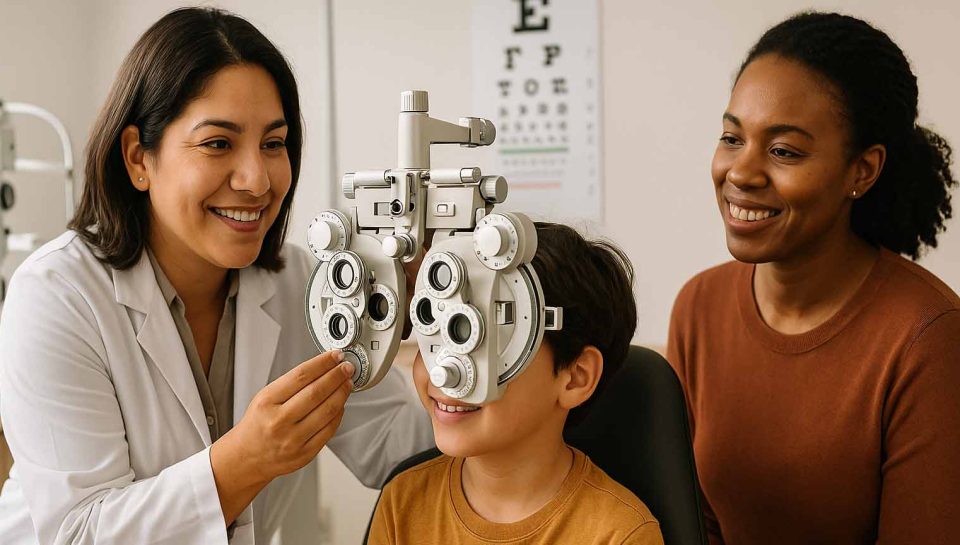 Child experiencing reading difficulties that could indicate binocular vision disorder rather than ADHD