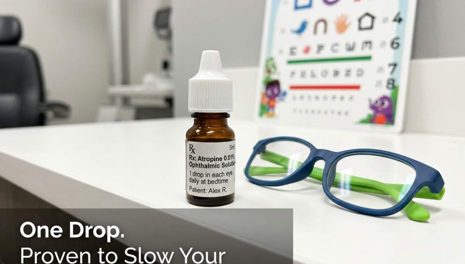 Low-dose atropine eye drops for myopia control in children at Eye Care Center Illinois